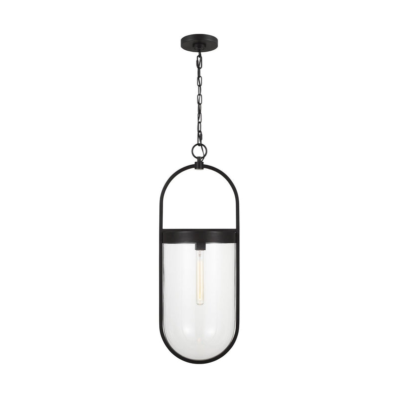 Blaine Large Pendant in Aged Iron