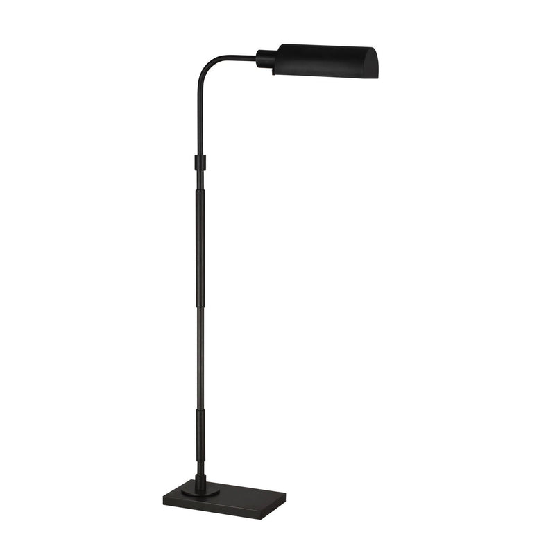 Kenyon Task Floor Lamp in Aged Iron