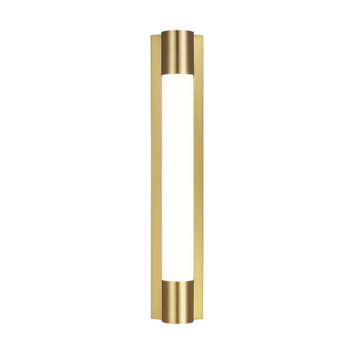 Loring Medium Bath Sconce in Burnished Brass