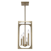 Ruby Ridge 4-Light 9" Mini Pendant in Antique Gold