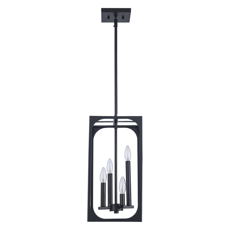 Ruby Ridge 4-Light 9" Mini Pendant in Black