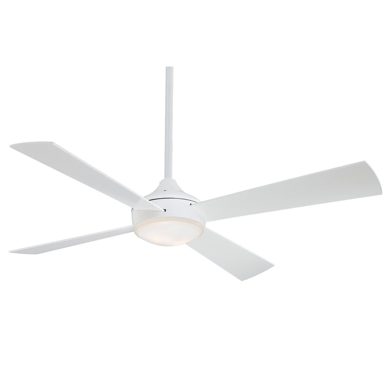 Aluma 52" LED Ceiling Fan in Flat White