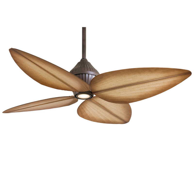 Gauguin 52" Outdoor LED Ceiling Fan in Oil Rubbed Bronze / Bahama Beige