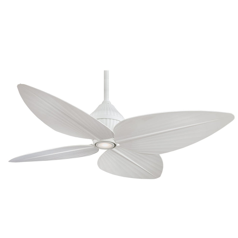 Gauguin 52" Outdoor LED Ceiling Fan in Flat White