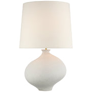 Celia Large Right Table Lamp in Marion White