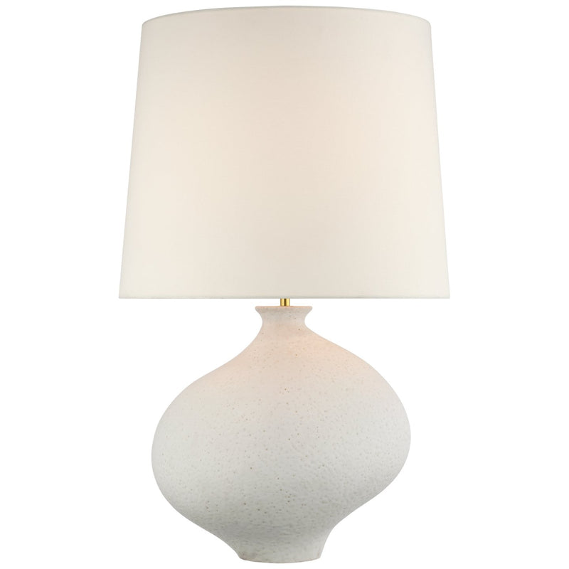 Celia Large Right Table Lamp in Marion White