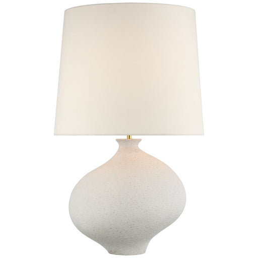 Celia Large Right Table Lamp in Marion White