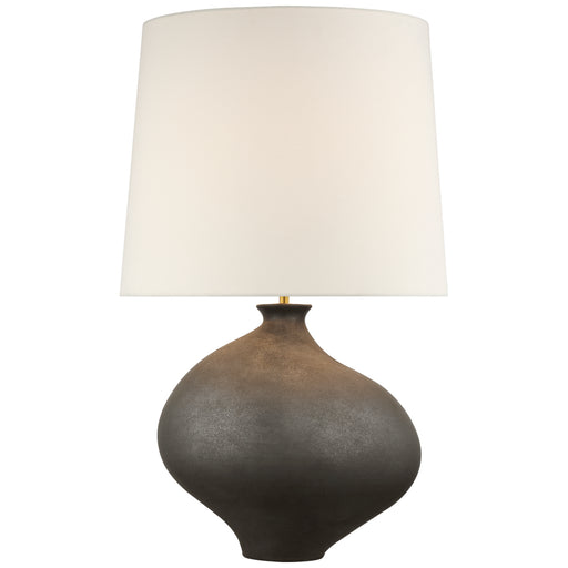 Celia LED Table Lamp in Stained Black Metallic