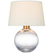 Masie LED Table Lamp in Clear Glass