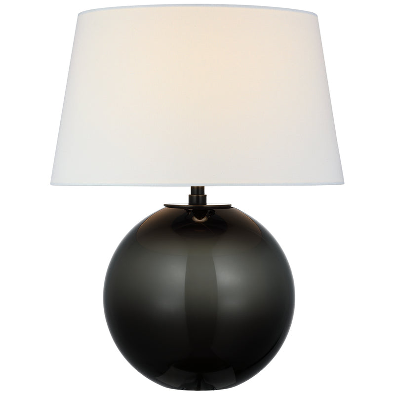 Masie LED Table Lamp in Smoked Glass