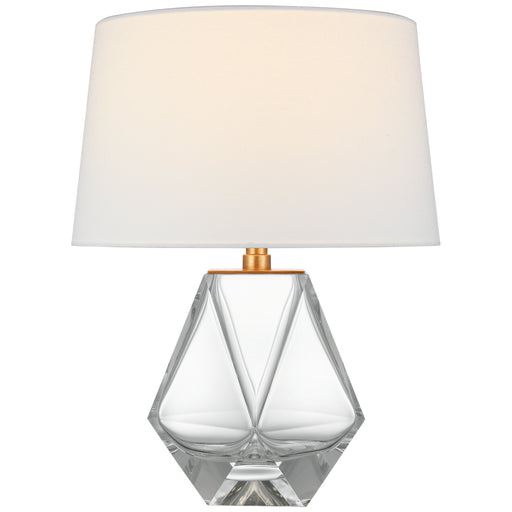 Gemma LED Table Lamp in Clear Glass