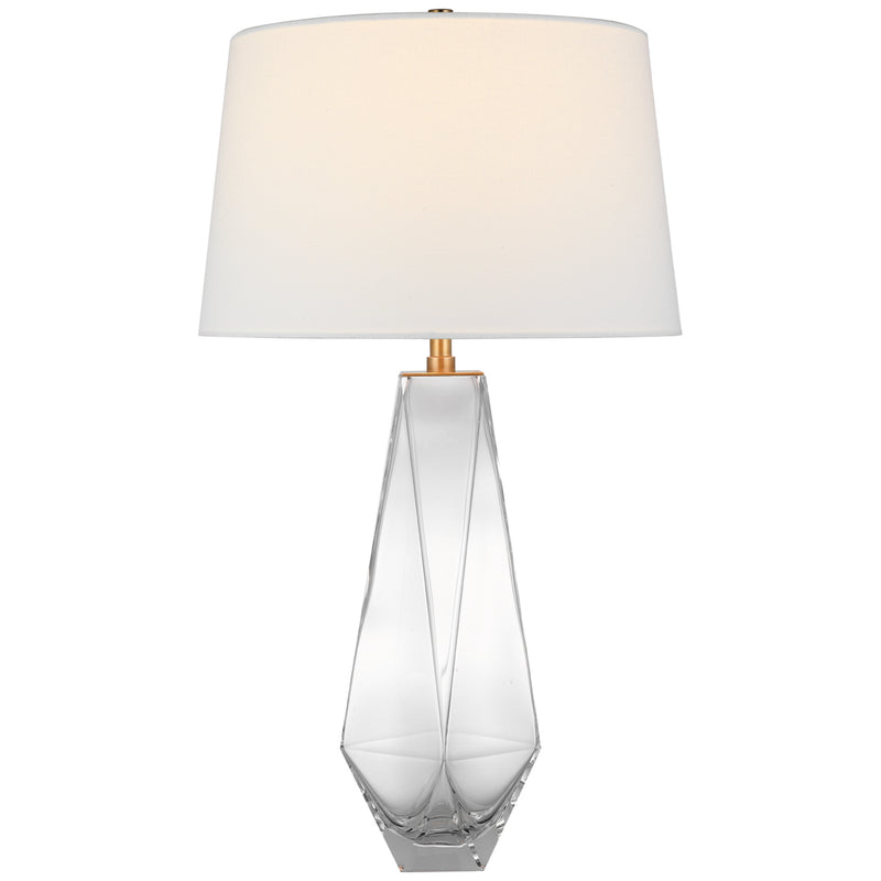 Gemma LED Table Lamp in Clear Glass