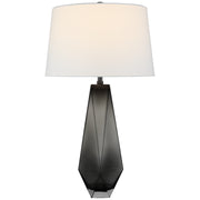 Gemma LED Table Lamp in Smoked Glass