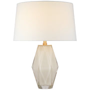 Palacios LED Table Lamp in White Glass