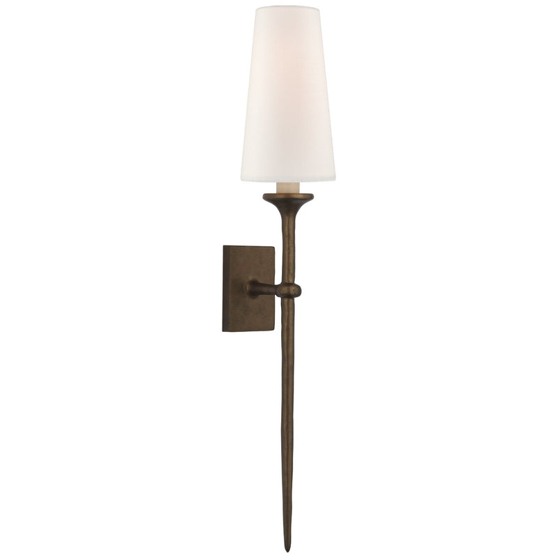 Iberia Single Wall Sconce in Antique Bronze Leaf