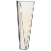 Lorino Medium Wall Sconce in Polished Nickel
