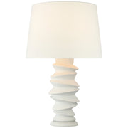 Karissa Medium Table Lamp in Plaster White
