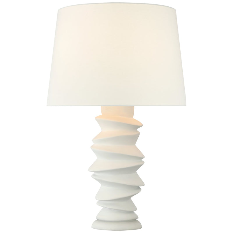 Karissa Medium Table Lamp in Plaster White
