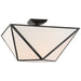 Lorino LED Semi-Flush Mount in Bronze