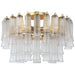 Lorelei LED Semi-Flush Mount in Gild