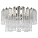 Lorelei LED Semi-Flush Mount in Polished Nickel