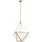 Lorino LED Lantern in Hand-Rubbed Antique Brass