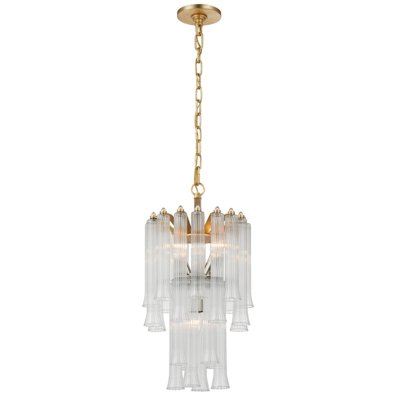 Lorelei Petite Waterfall 4-Light Pendant in Gild