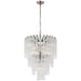 Lorelei LED Chandelier in Polished Nickel