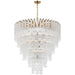 Lorelei LED Chandelier in Gild