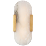 Melange 10" Elongated Wall Sconce in Antique-Burnished Brass