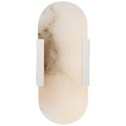 Melange 10" Elongated Wall Sconce in Polished Nickel