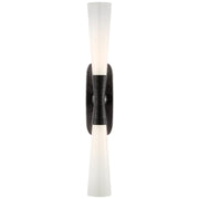 Utopia 32" 2-Light Bath Sconce in Aged Iron
