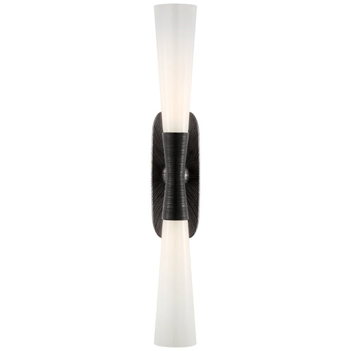 Utopia 32" 2-Light Bath Sconce in Aged Iron