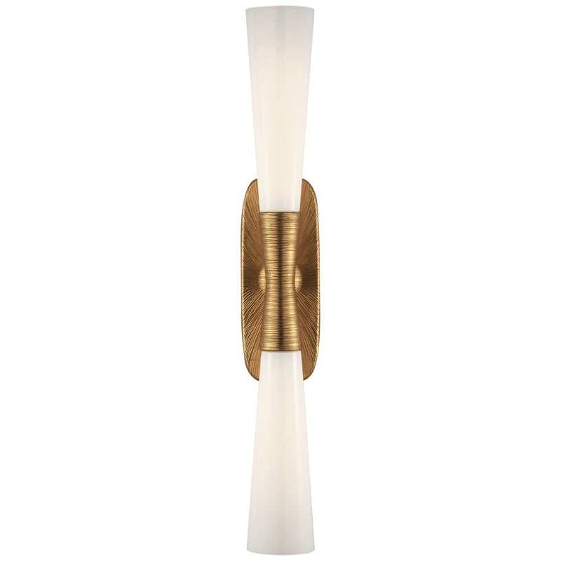 Utopia 32" 2-Light Bath Sconce in Gild