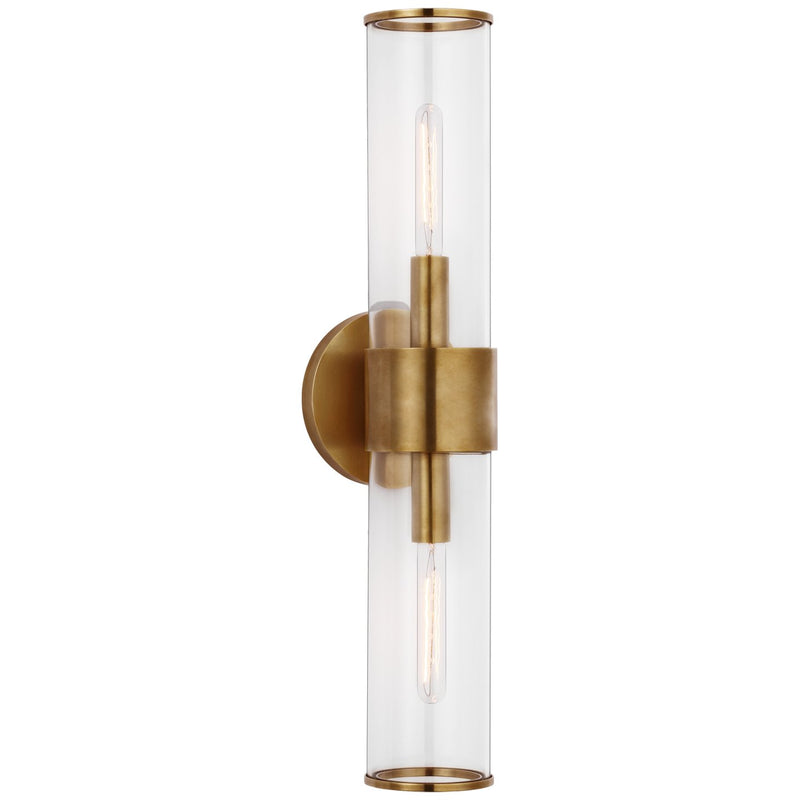Liaison Medium 22" 2-Light Wall Sconce in Antique-Burnished Brass