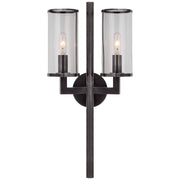 Liaison Double 2-Light Wall Sconce in Bronze