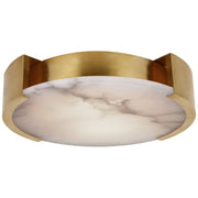 Melange X-Large 21" 5-Light Flush Mount in Antique-Burnished Brass