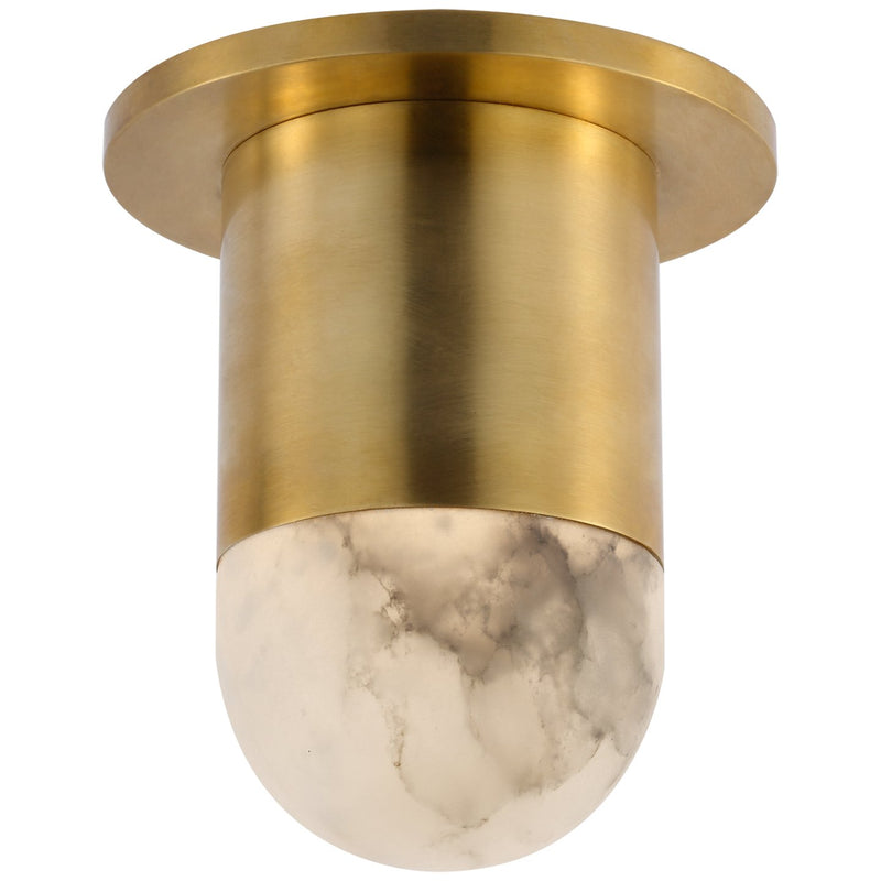 Melange Mini Monopoint Flush Mount in Antique-Burnished Brass