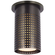 Precision Short Monopoint Flush Mount in Bronze