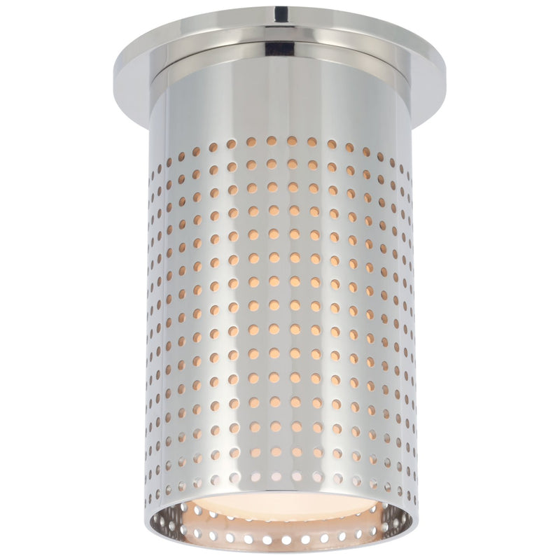 Precision Short Monopoint Flush Mount in Polished Nickel