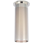 Precision Tall Monopoint Flush Mount in Polished Nickel
