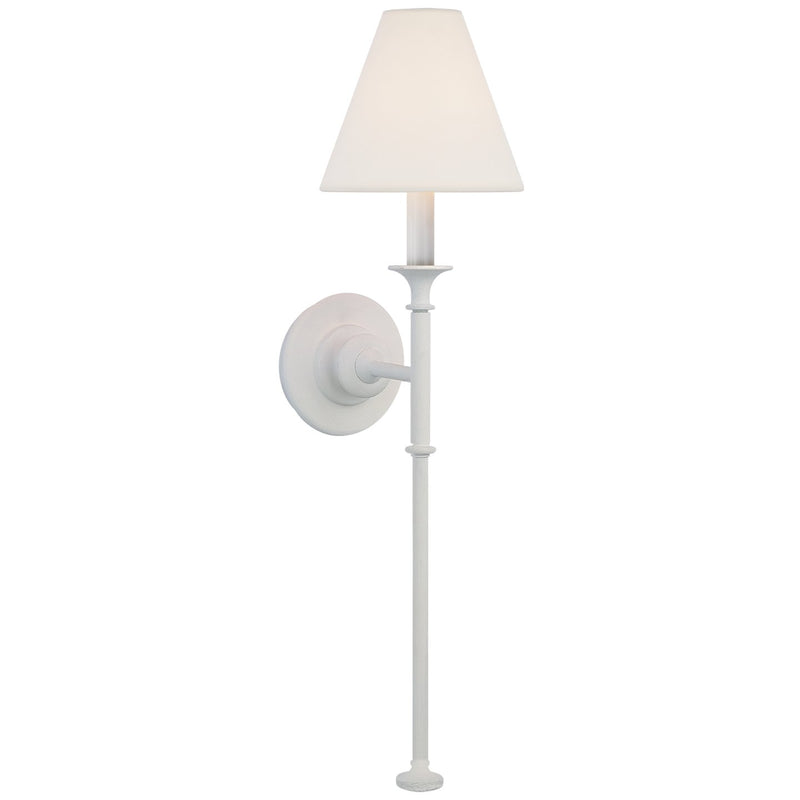 Piaf Large Tail Wall Sconce in Plaster White