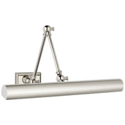Cabinet Maker 18" Double Library Picture Light in Polished Nickel