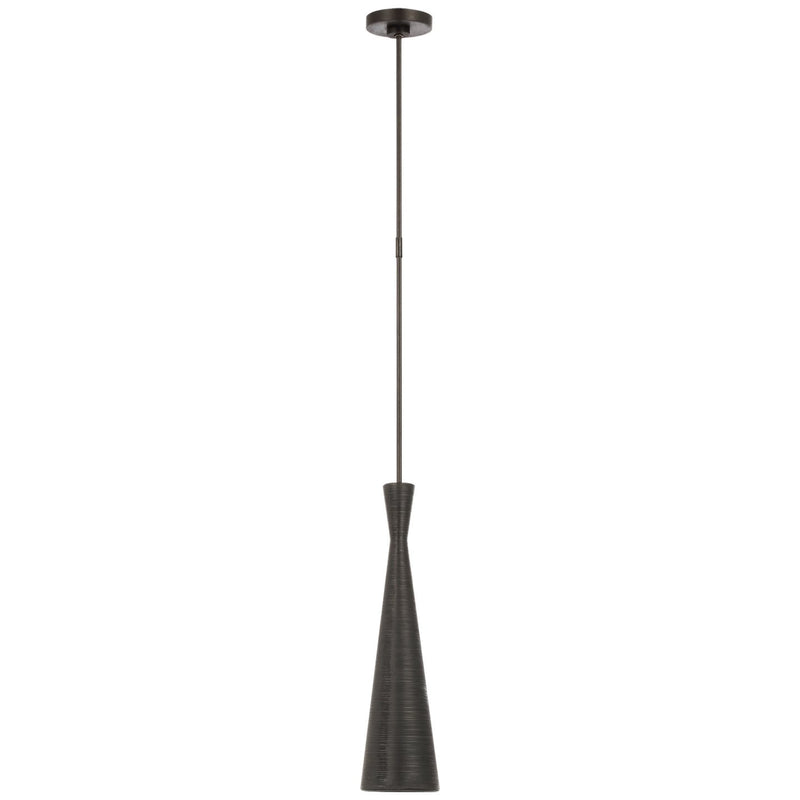 Utopia 5" Metal Mini Pendant in Aged Iron