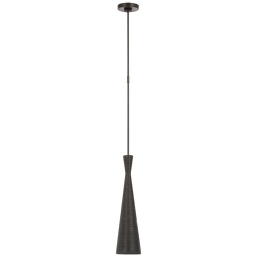 Utopia 5" Metal Mini Pendant in Aged Iron