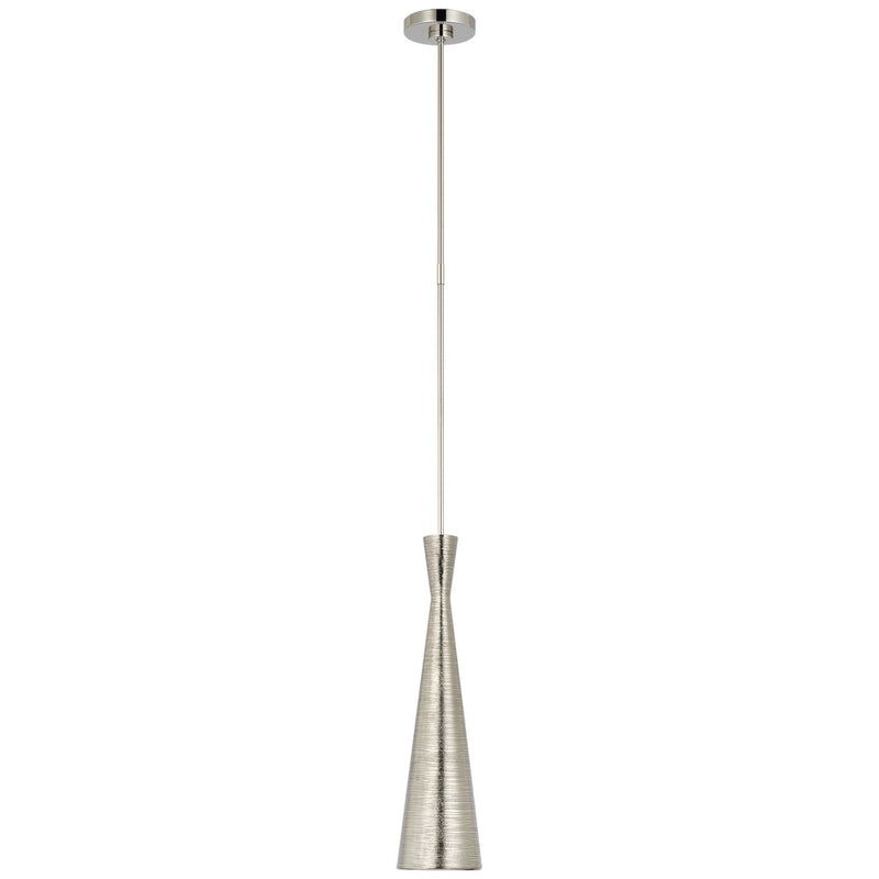 Utopia 5" Metal Mini Pendant in Polished Nickel