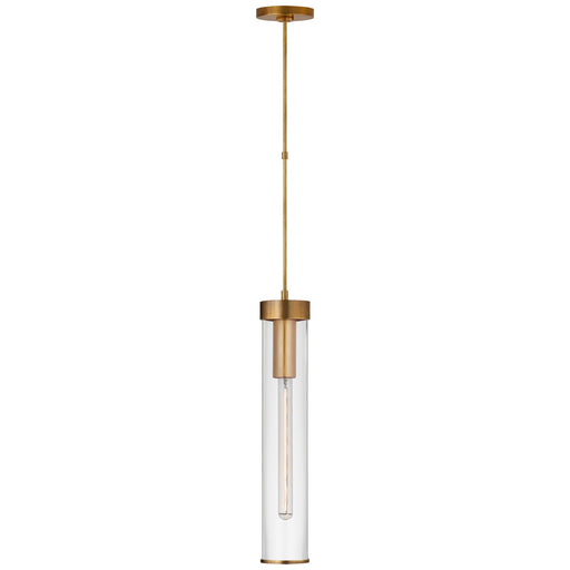 Liaison Long Pendant in Antique-Burnished Brass