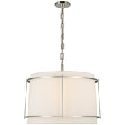 Callaway Large 3-Light Drum Pendant in Polished Nickel