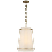 Callaway Medium Drum Pendant in Hand-Rubbed Antique Brass