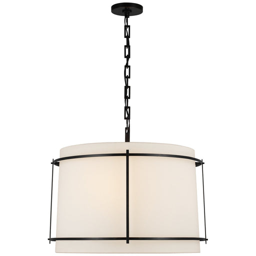 Callaway Large 3-Light Drum Pendant in Bronze